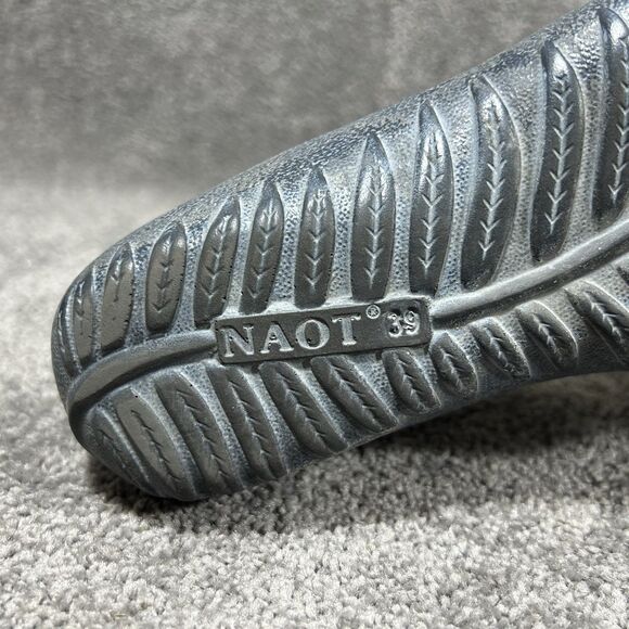 Naot Tama Knit Women’s Sz EU 39 US 8 Blue Gray Lace Up Vegan Comfort Shoes Used - Picture 9 of 12